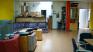 Unser großes Wohnzimmer mit offener Küche