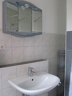 Duschbad mit Spiegelschrank