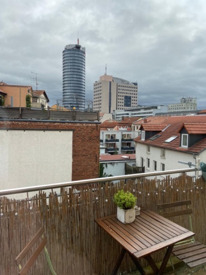 Ausblick vom Balkon
