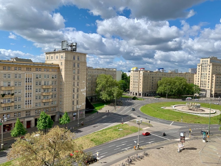 Blick auf den Strausberger Platz