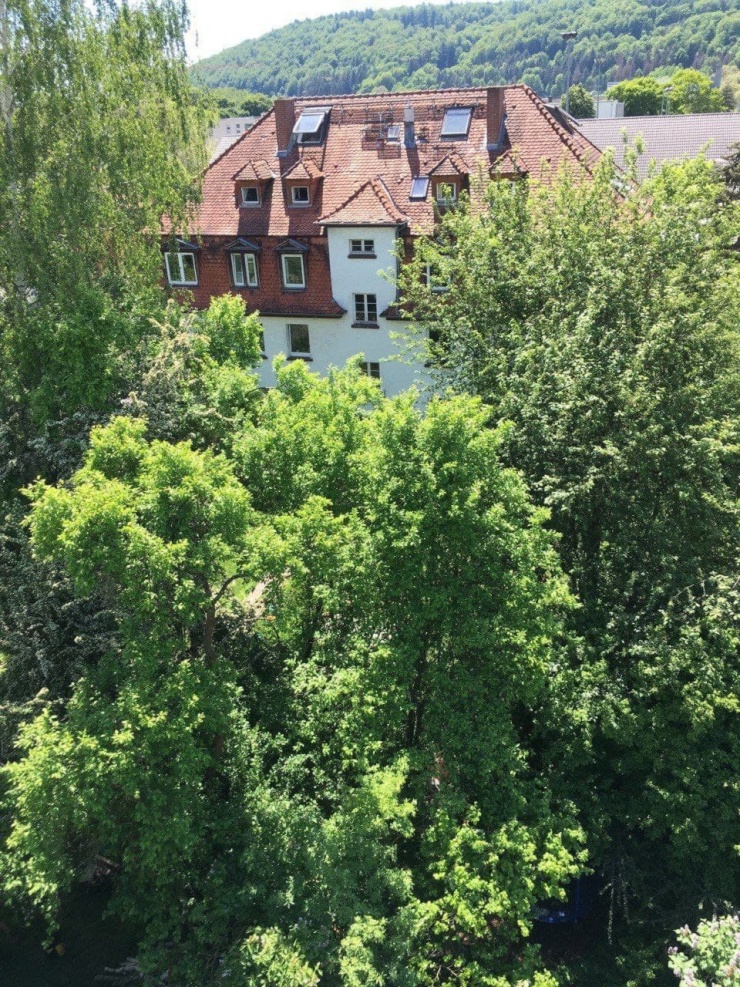 Unser Haus von Oben im Südviertel Marburgs