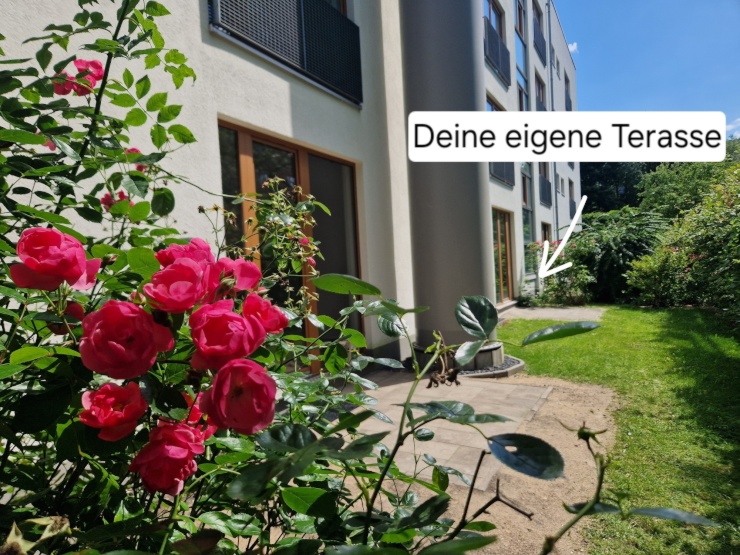 Unser Garten und deine private Terasse