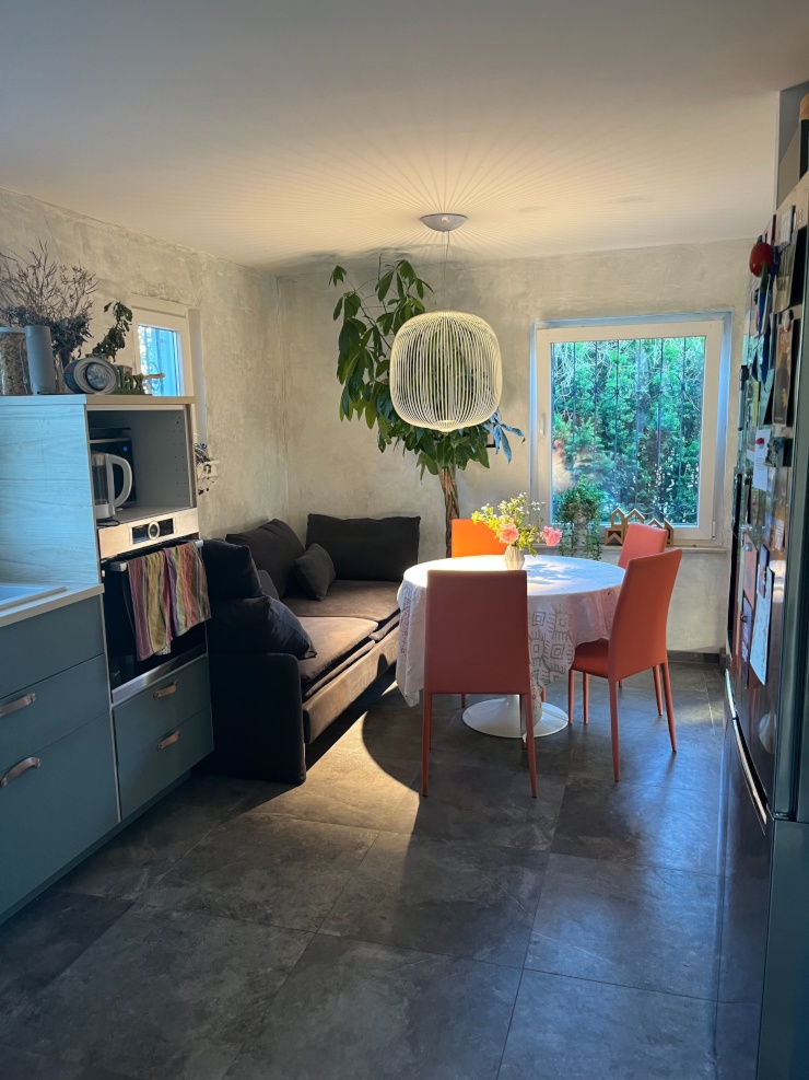 Shared kitchen in a flat-share