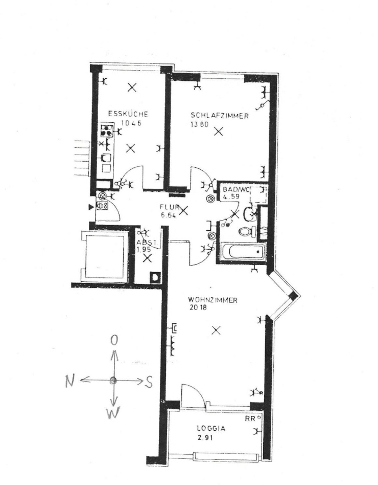 Wohnungsaufteilung