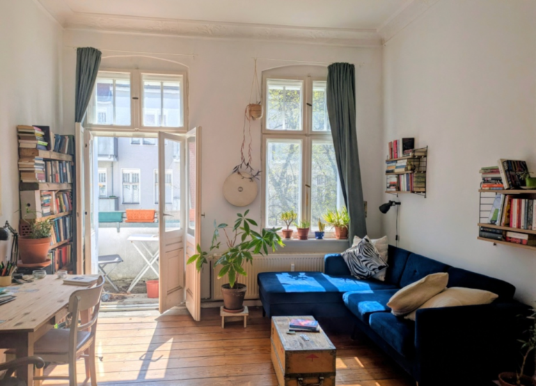 Room with balcony