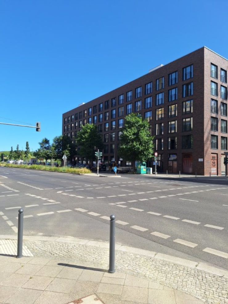 Located near a buss line