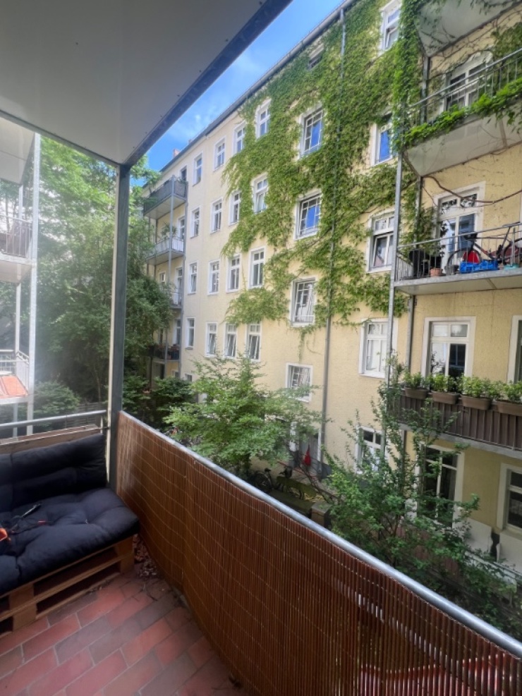 Aussicht vom Balkon