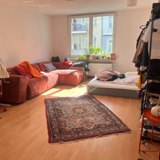 living room (think removed mattress and wardrobe)