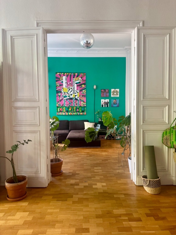 Schlaf-/Wohnzimmer Flügeltür