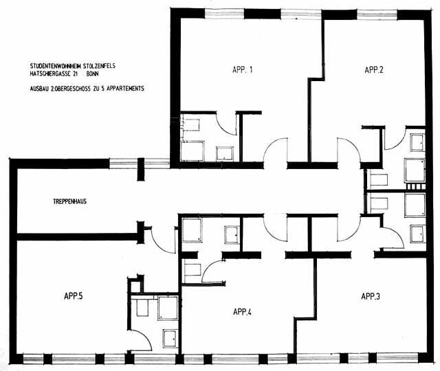 [STUDENTEN-WOHNHEIM] 21-22m2 Apartment nahe der Innenstadt und in Rheinnähe – Hatschiergasse 21, 53111 Bonn Zentrum – Vorschaubild 4
