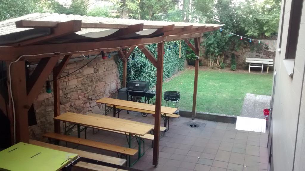 WG-Zimmer Darmstadt Frankfurter Straße 27 - Garten mit Grill