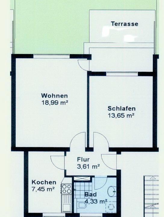 Wohnung Wilhelmshöhe/Wahlershausen Neißeweg 22 - Grundriß