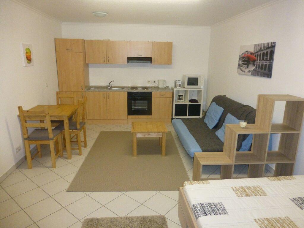 1-Zimmer-Wohnung Maikammer Am Alsterbach 18 - Koch-/Aufenthaltsbereich