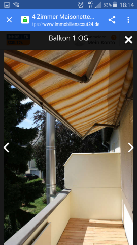 Habitación en WG Dellbrück Hebborner Str. 9 - Wohnzimmerbalkon