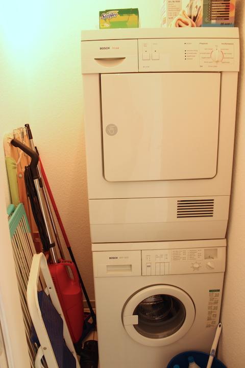 Wohnung Schwabing-Freimann Wilhelmstrasse 15 - Waschmaschine Trockner  im Abstellraum