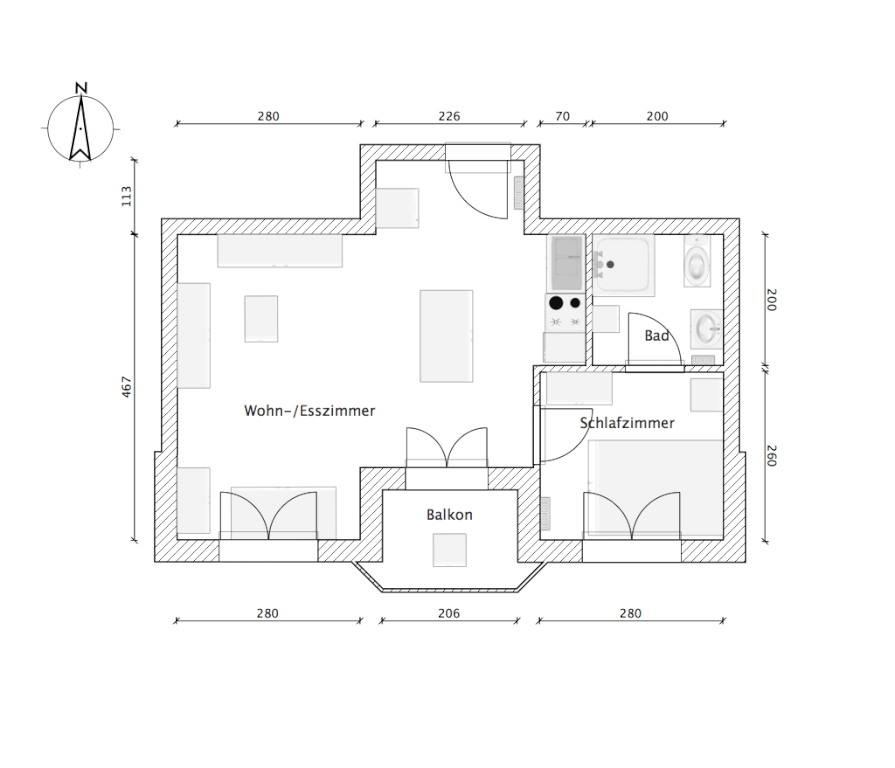 Moderne und voll ausgestattete Wohnung mit top Verkehrsanbindung (z.B. FFM Messe) – Am Brombeerberg 3, 64291 Darmstadt Arheilgen – Vorschaubild 15