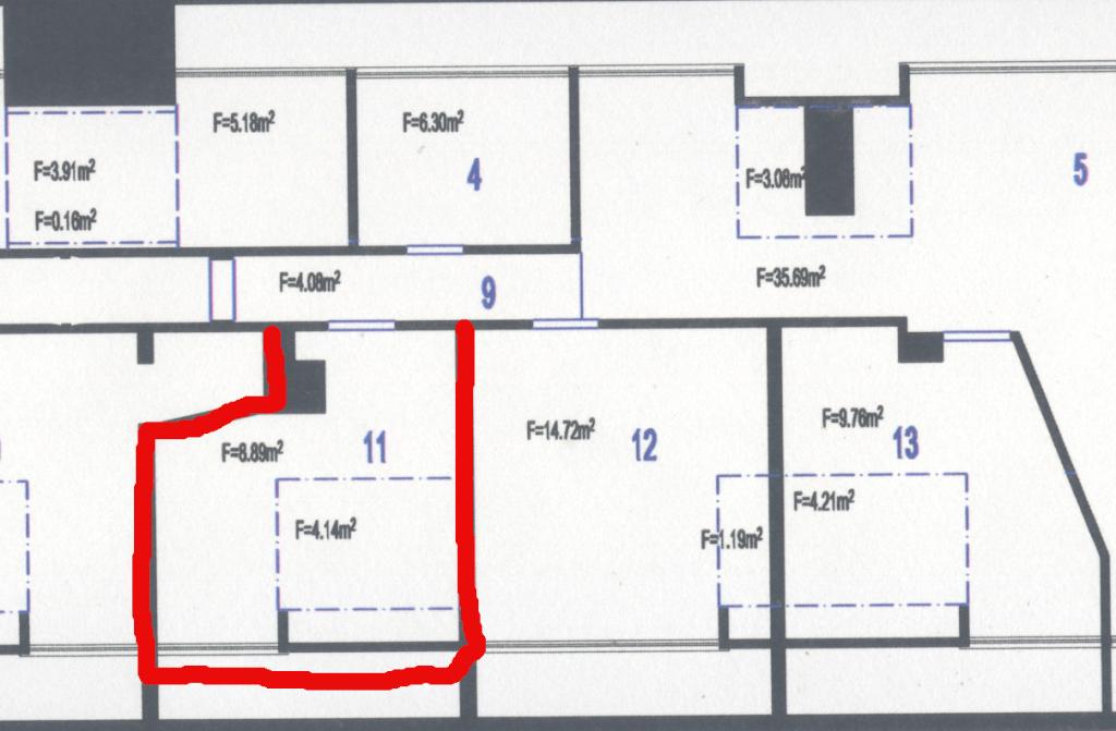 Habitación en WG Feuerbach Oswald-Hesse-Str. 26 - Grundriss