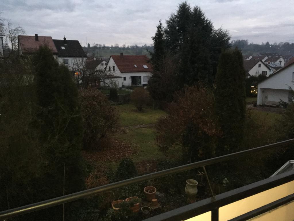 WG-Zimmer Deizisau RuhigesWohngebiet - Blick ins Grüne v. Balkon