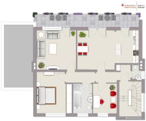Anzeigenbild: Haltern am See, zentral jedoch ruhig gelegene, schöne freundliche Whg 95 qm mit großem Balkon