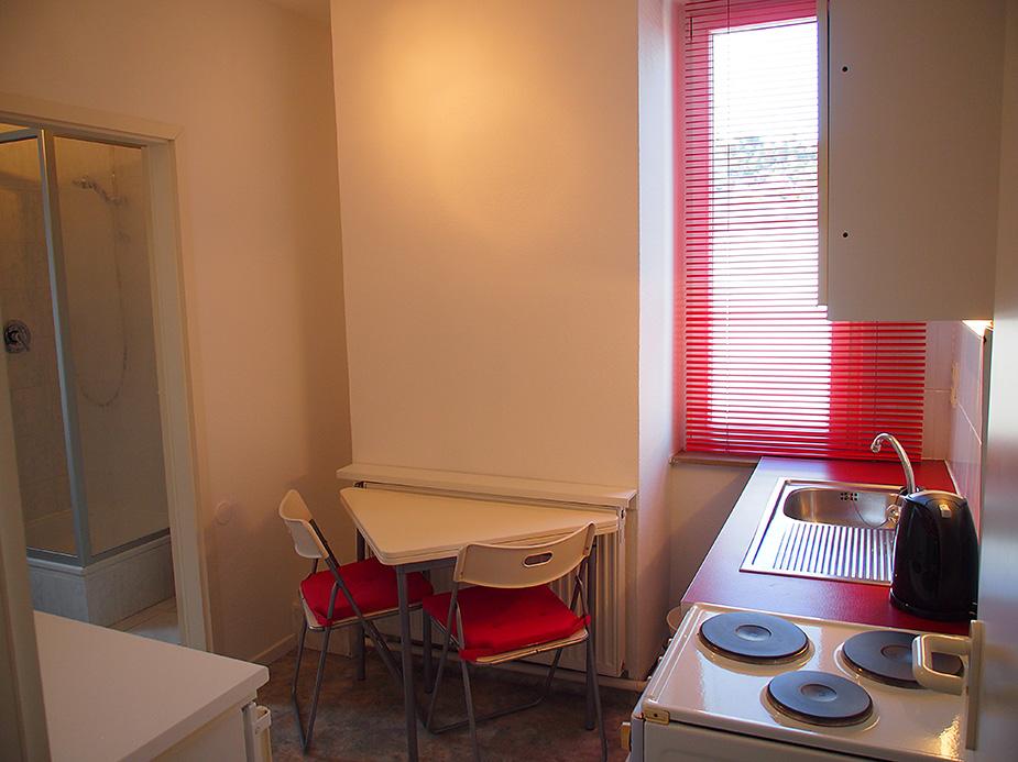 Flatshare West Scheffelstr. 23 - Küche Esstisch