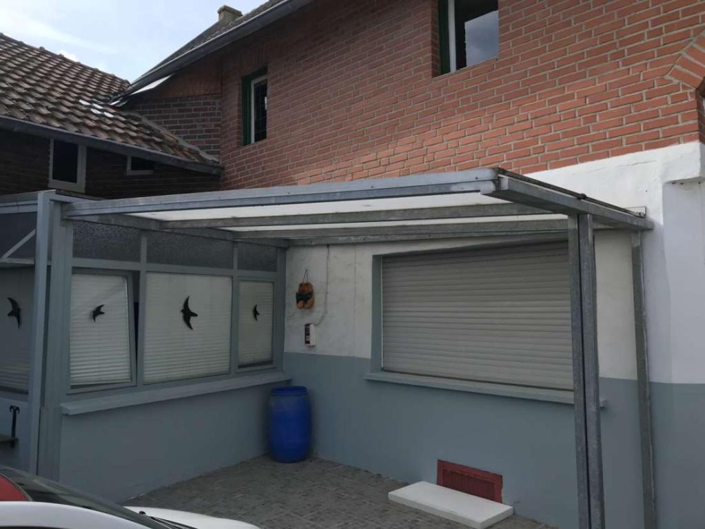WG-Zimmer Jülich Mersch Alte Reichsstraße 28 - Überdachte Terrasse