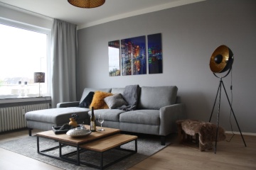 Anzeigenbild: Stilvolles Apartment mit Süd-Balkonen in beliebter Wohnlage Nähe Düsseldorf - Seesterm inkl. W-LAN