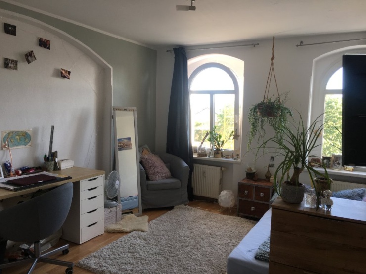 schönes möbliertes Zimmer an Dresdner Neustadt, 10 min vom Alaunpark