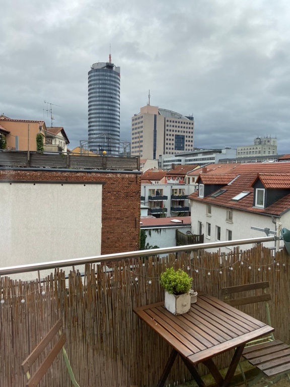 Habitación en WG Jena-Stadt Quergasse - Ausblick vom Balkon