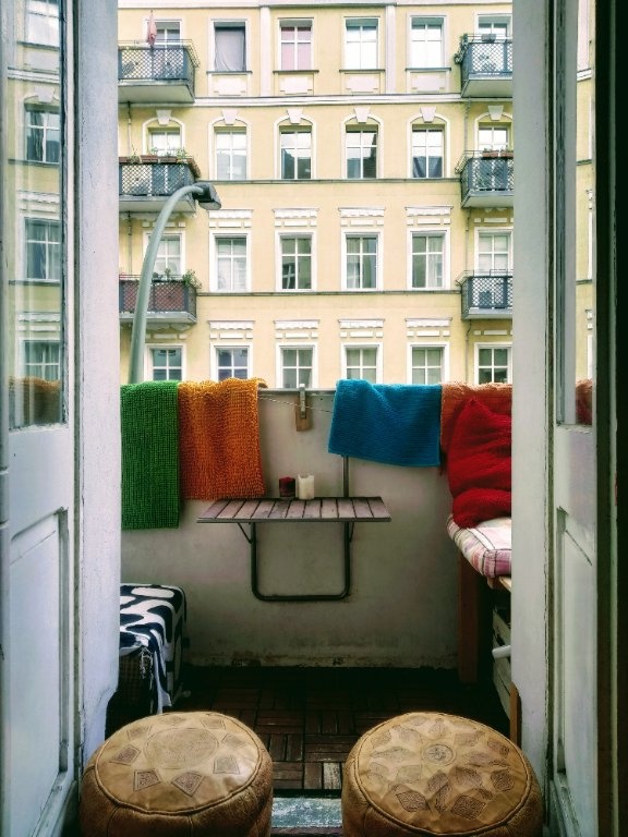 Wohnung Friedrichshain-Kreuzberg Gärtnerstraße 22 - balcony Mater bedroom