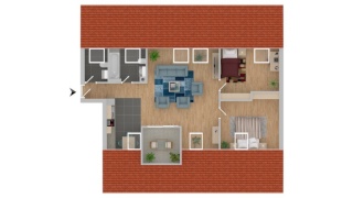 Anzeigenbild: Über den Dächern von Altbach in 2 er WG beide Zimmer frei ab 15.01.20120