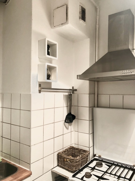 1 Room Flat Kreuzberg Marheinekeplatz - Küche (Gas-Herd)