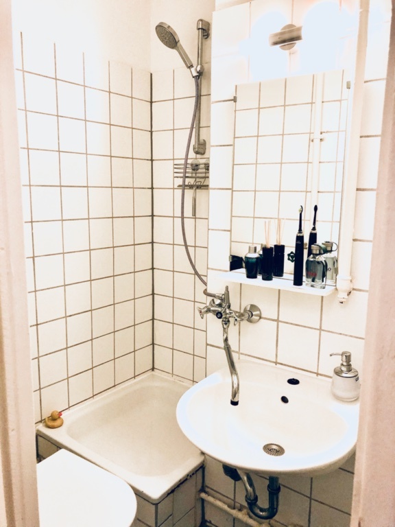 1 Room Flat Kreuzberg Marheinekeplatz - Badezimmer