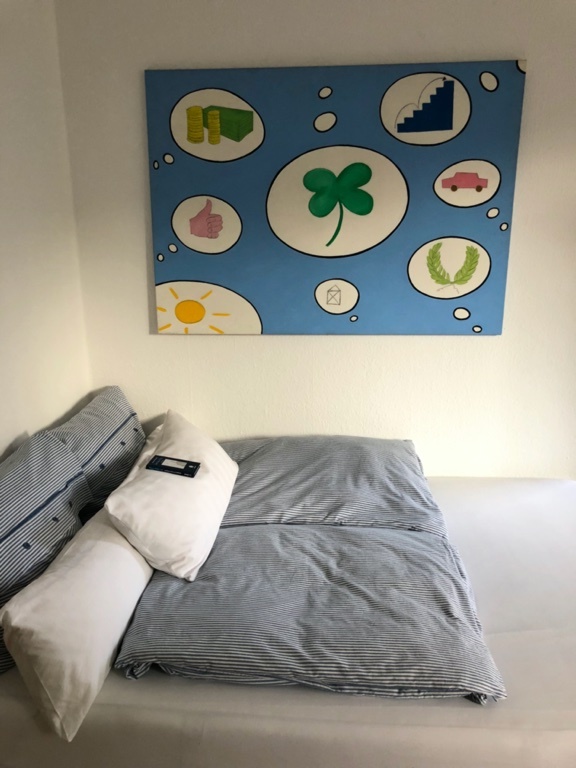 1 Room Flat Kreuzberg Marheinekeplatz - Bett
