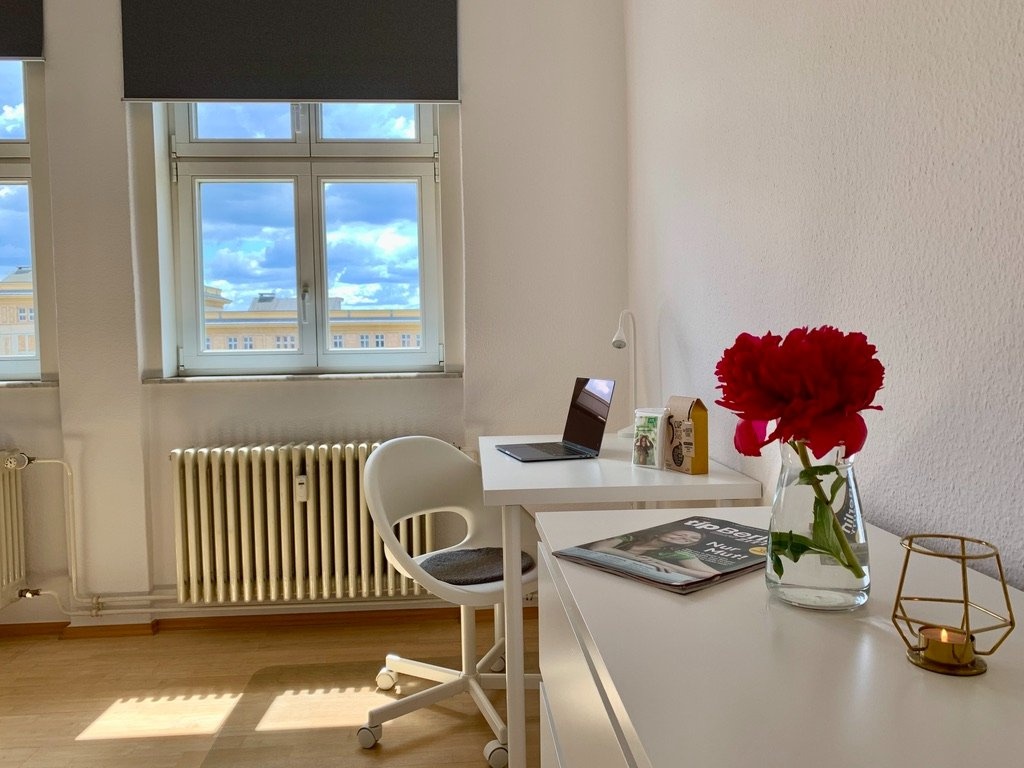 Apartamento Berlin Karl-Marx-Allee 55 - Zimmer 3 - gelb 20m²
