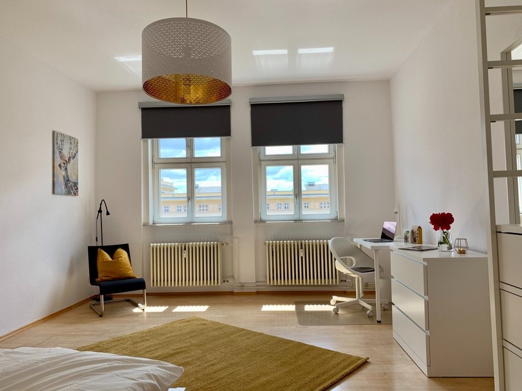 Apartamento Berlin Karl-Marx-Allee 55 - Zimmer 3 - gelb 20m²