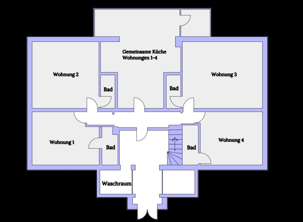 Renovierte Wohnung mit gemeinsamer Küche - Nahe Uni, Klinikum und Innenstadt!
