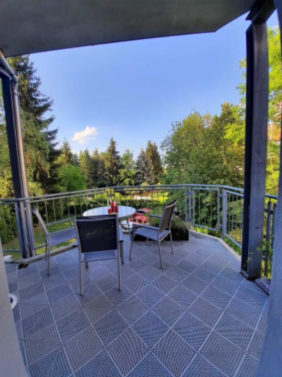 WG-Zimmer Freiberg Hainichener Straße 20 - Ausblick Terrasse