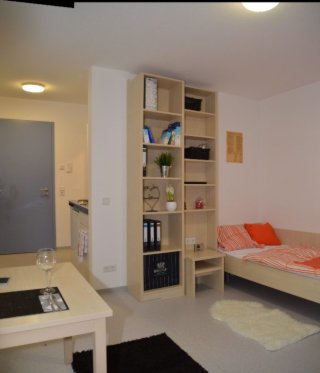 Anzeigenbild: Schönes helles möbliertes Zimmer in 3-er WG mit eigenem Bad, ca. 23 m2, fast alles inklusive, ab 1.4.