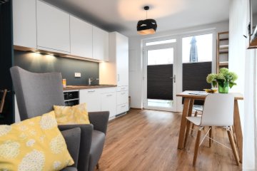 Imagen del anuncio: Möbliertes 32m2 Apartment "Fauler Lenz" mit Balkon, ruhige Lage