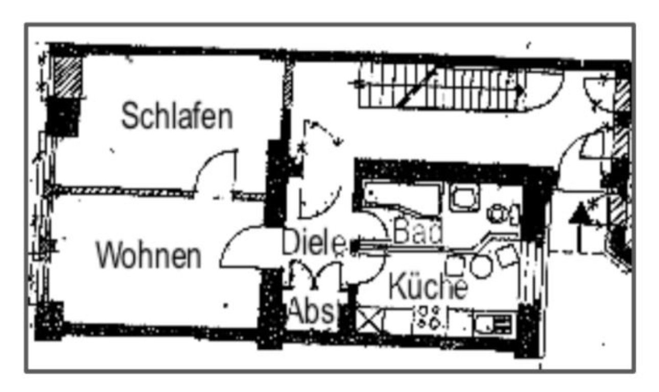 Apartamento Friedrichstadt Jahnstraße - Grundriss