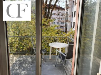 Imagen del anuncio: Möbliert - Modern renoviertes exklusives 1-Zimmer Apartment mit Balkon in 1A Ostend-Lage Nähe EZB , Zoo, Zeil - FULLY furnished 1-room apartment in central Ostend city location