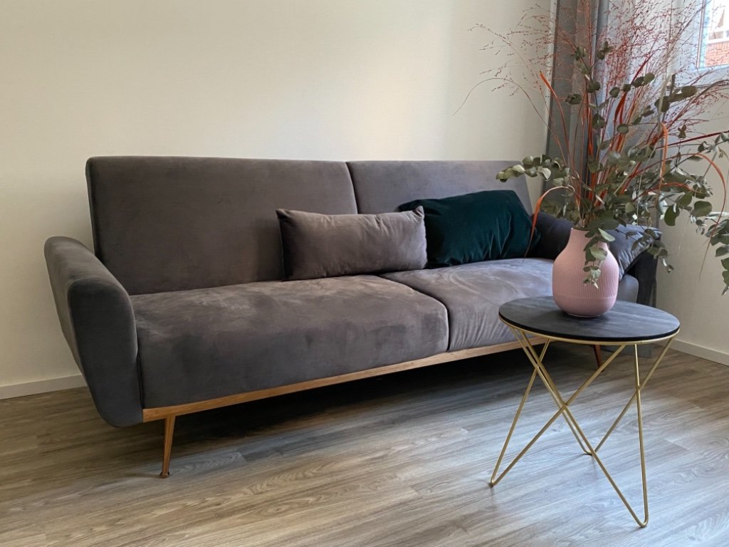 Apartamento Friedrichstadt Jahnstraße - Wohnzimmer - Schlafsofa