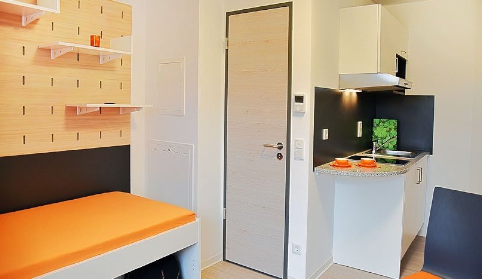 Einzelapartment Studentenwohnheim Zwischenmiete - 1-Zimmer ...