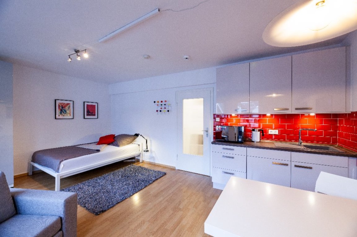 Smarte und helle City-Loge mitten in der Düsseldorfer Altstadt