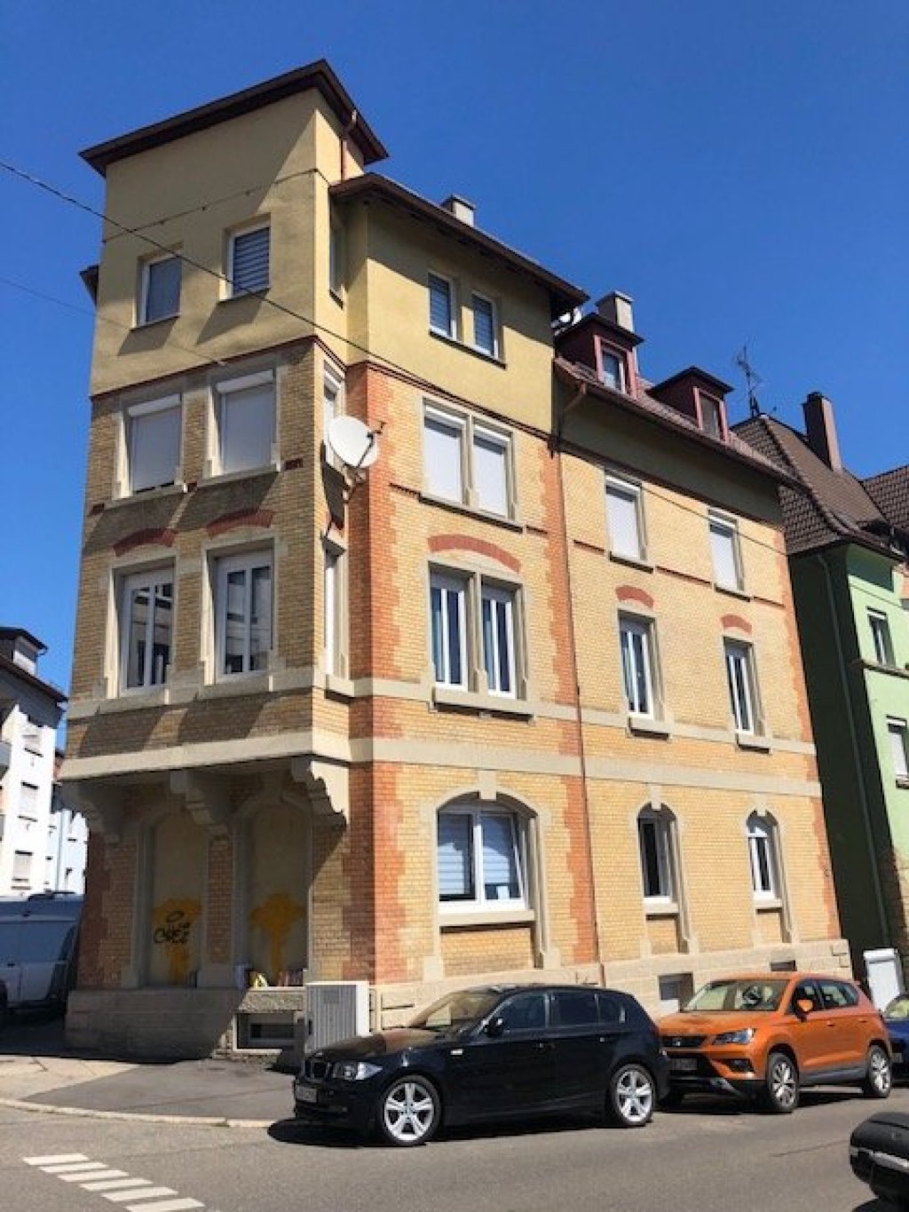 Helle voll möblierte 1 Zimmer Wohnung in Stuttgart Ost