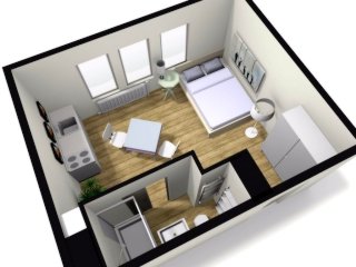 Imagen del anuncio: Möbliertes 1-Zimmer Apt. TOP-LAGE Nordend FFM mit ALL incl. Miete - Sanierter Altbau