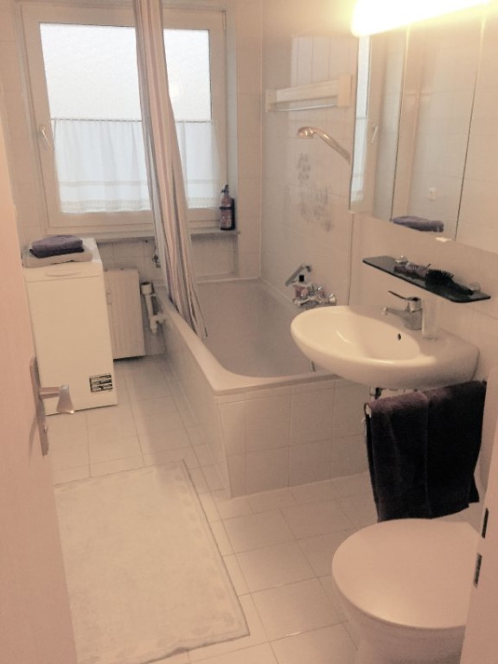 Apartamento Milbertshofen Graf-Konrad-Strasse 24 - Bad mit Waschmaschine
