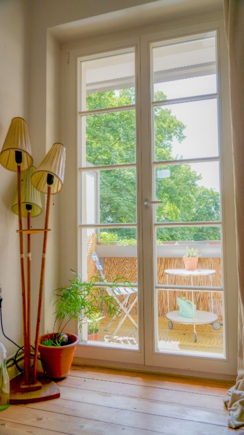 WG-Zimmer Prenzlauer Berg Topsstr. - Blick aus deinem Bett