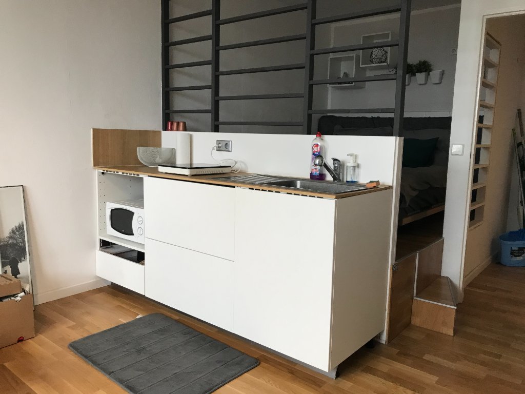 1 Room Flat Mitte Fischerinsel 1A - Offene Küche / Open kitchen