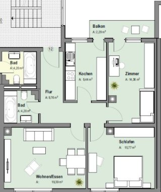 Imagen del anuncio: Ab Juli 2026: Neu zu gründende 3er WG in zentraler Stadtlage